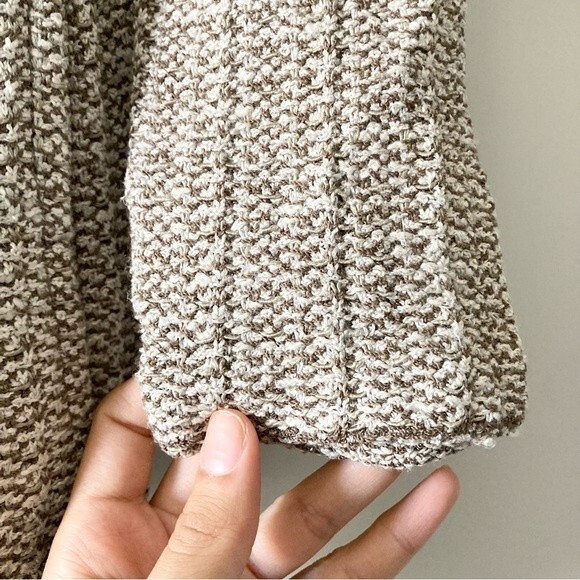ST. JOHN beige textured knit open-front‎ cardigan 2 - Picture 4 of 8